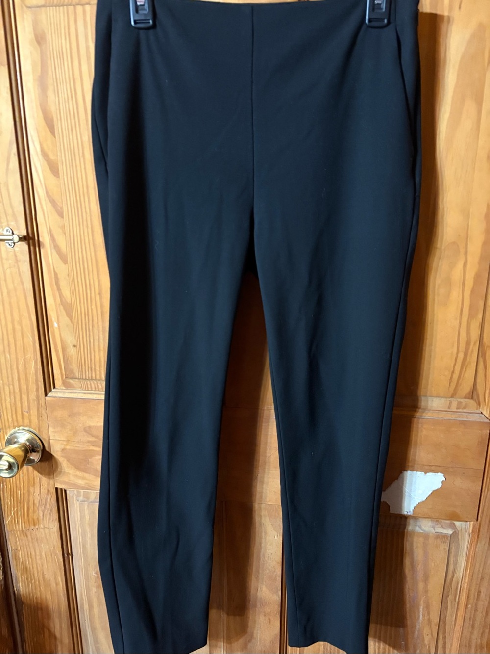 Ann Taylor Black Straight-Leg Pants